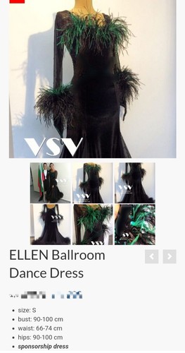 Standardkleid turnierkleid