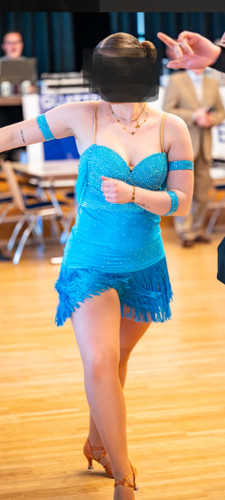 Turnierkleid latein blau - latein;,
