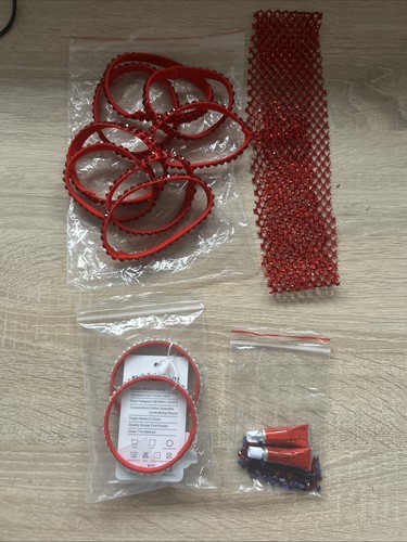 Rotes glitzer latein - rotes,